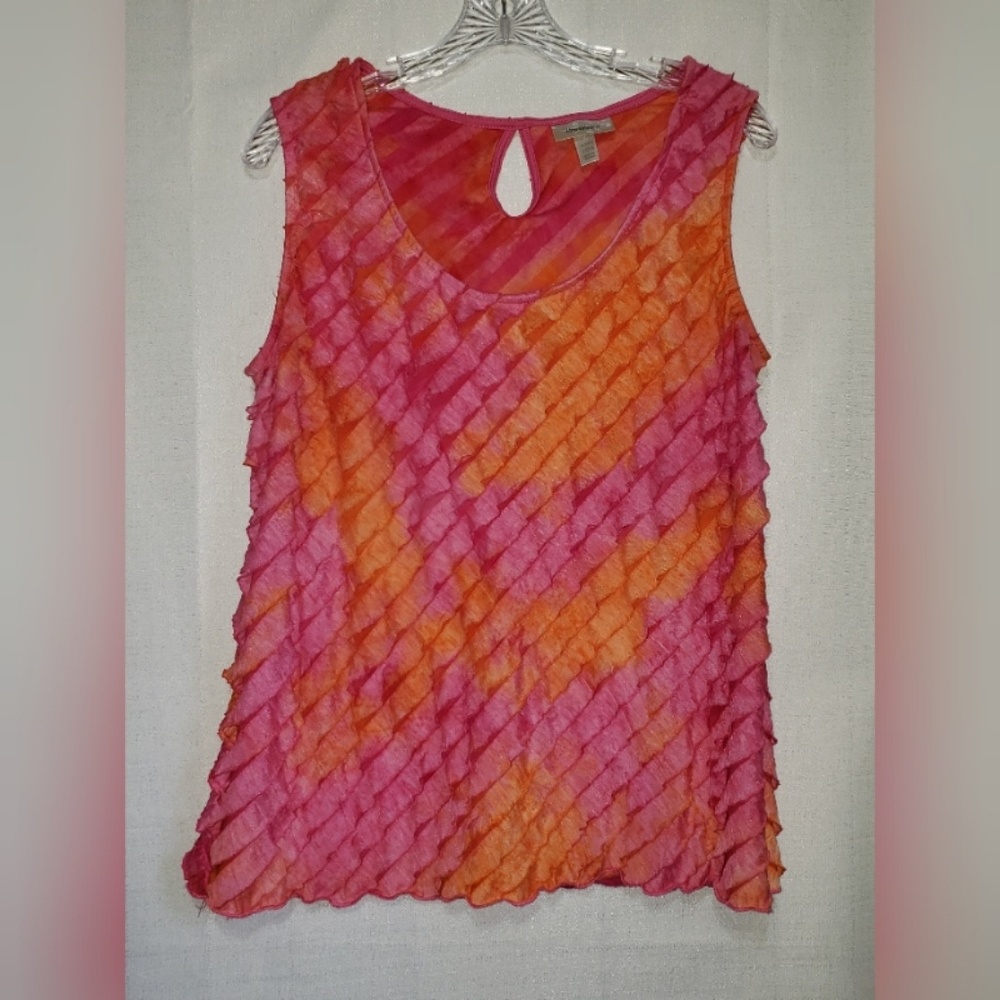 Dressbarn Ruffled Tank - Picture 2 of 4